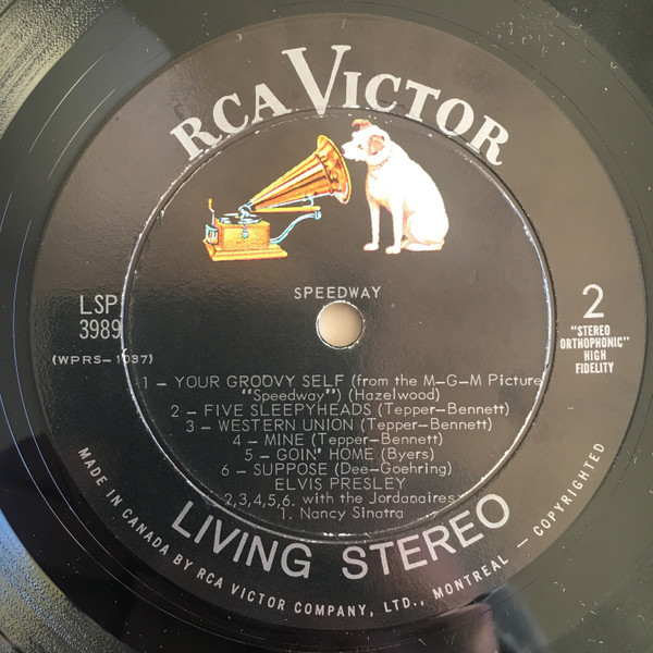 Elvis Presley - Speedway: Original Soundtrack Album [Vinyl] | RCA Victor (LSP-3989) - 4