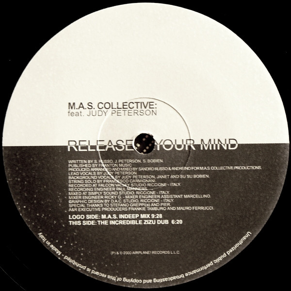 M.A.S. Collective - Release Your Mind | Airplane! Records (ARP 21062) - 4 M.A.S. Collective - Release Your Mind | Airplane! Records (ARP 21062) - 4