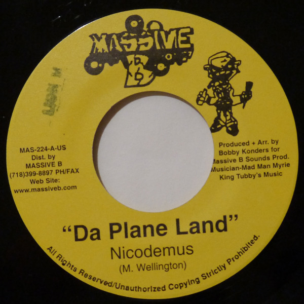 Nicodemus - Da Plane Land | Massive B (MAS 224) - main