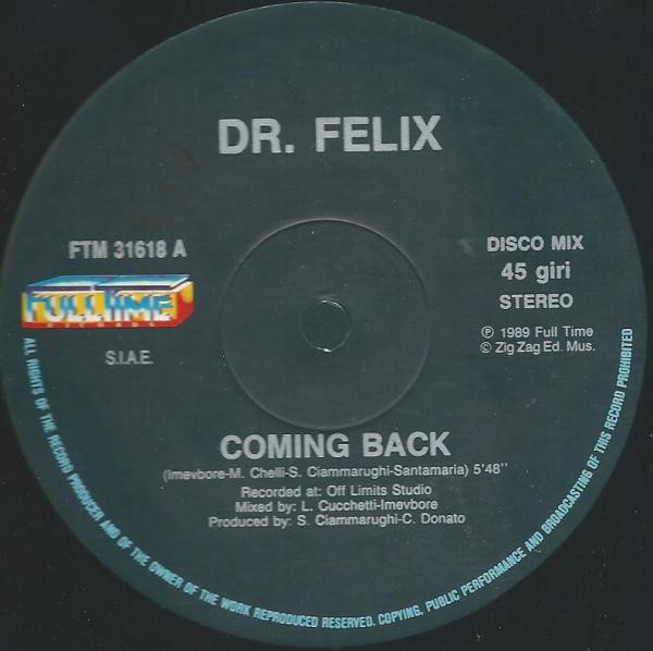 Dr. Felix - Coming Back | Full Time Records (FTM 31618) - main