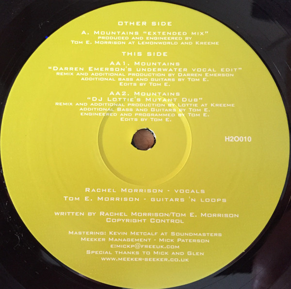 Meeker - Mountains | Underwater Records (H2O010) - 4 Meeker - Mountains | Underwater Records (H2O010) - 4