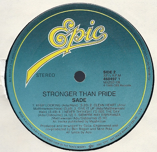 Sade - Stronger Than Pride | Epic (460497 1) - 4