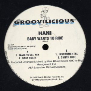 Hani - Baby Wants To Ride | Groovilicious (GM 067) - main