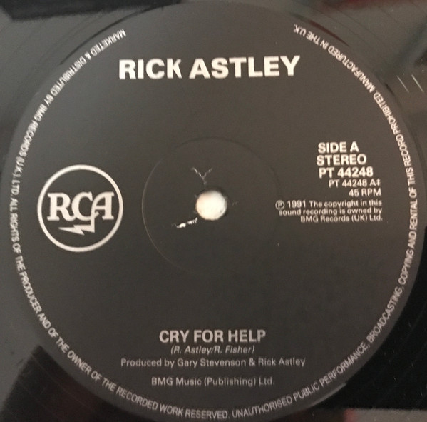 Rick Astley - Cry For Help | RCA (PT 44248) - 3
