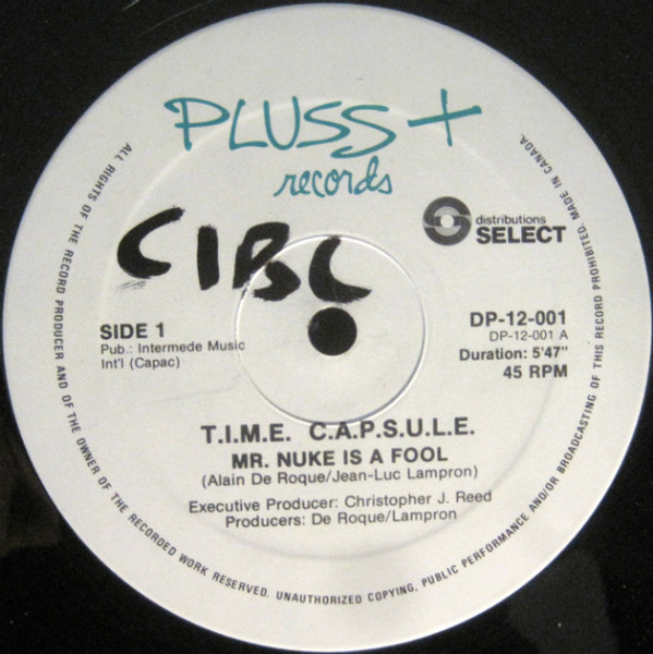 Time Capsule - Mr. Nuke Is A Fool | Pluss+ Records (DP-12-001) - 3