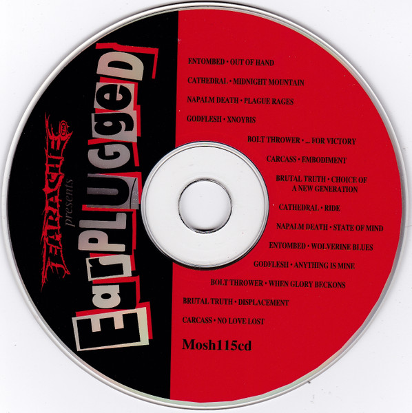 Various - Earplugged | Earache (Mosh115CD) - 3