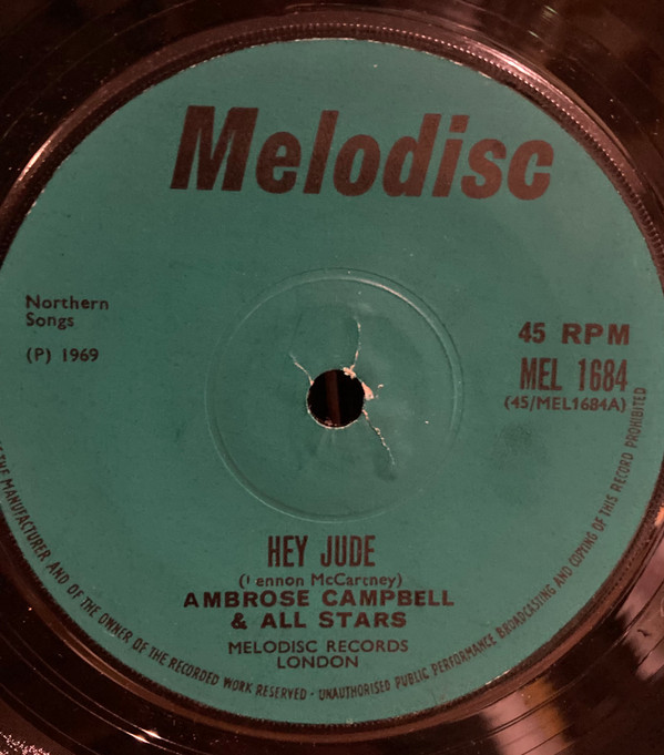 Ambrose Campbell & Allstars - Hey Jude | Melodisc (MEL 1684)