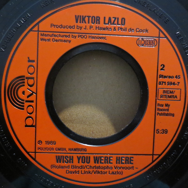 Viktor Lazlo - City Never Sleeps | Polydor (871 594-7) - 4