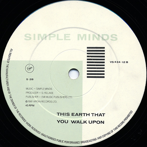 Simple Minds - Love Song | Virgin (VS 434 12) - 4