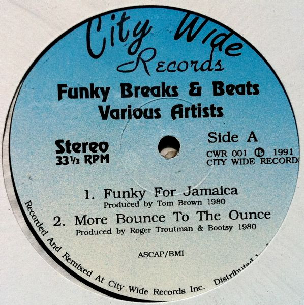 Various - Funky Breaks & Beats | City Wide Records (CWR 001)