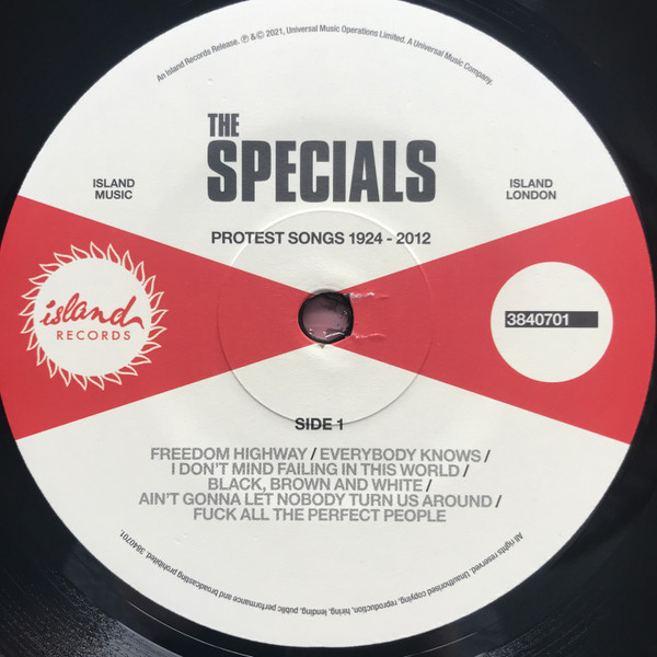 The Specials - Protest Songs 1924-2012 | Island Records (3840701) - 2 The Specials - Protest Songs 1924-2012 | Island Records (3840701) - 2