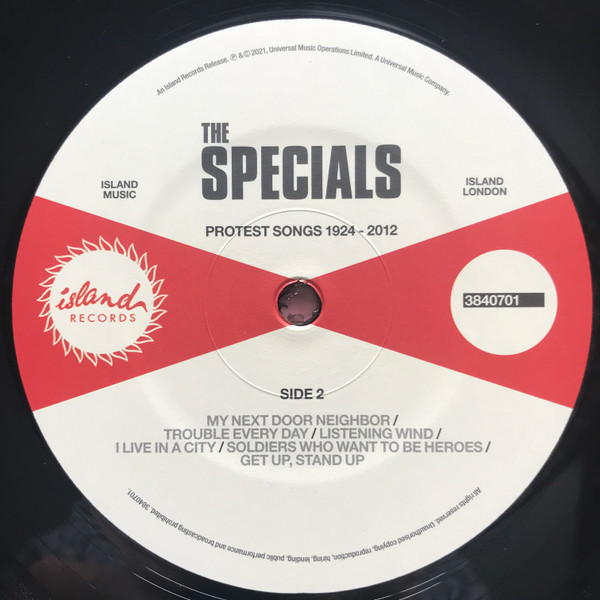 The Specials - Protest Songs 1924-2012 | Island Records (3840701) - 3 The Specials - Protest Songs 1924-2012 | Island Records (3840701) - 3