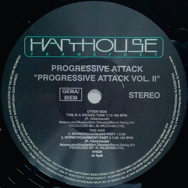 Progressive Attack - Progressive Attack Vol. II | Harthouse (HH029)
