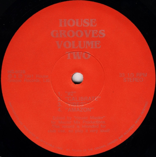 Various - House Grooves Volume Two | House Groove Records (HG 002) - 2 Various - House Grooves Volume Two | House Groove Records (HG 002) - 2