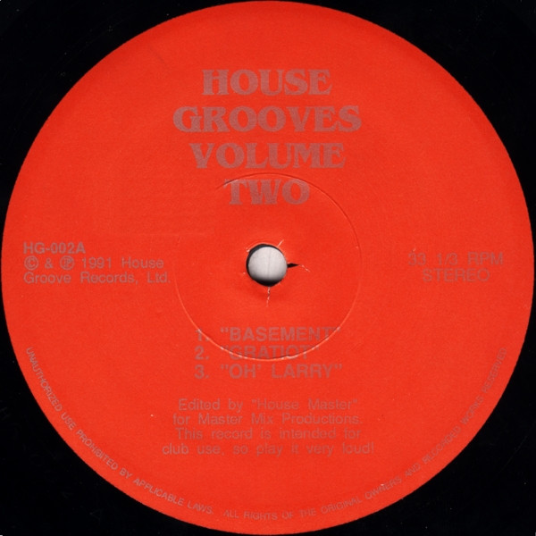 Various - House Grooves Volume Two | House Groove Records (HG 002) - main Various - House Grooves Volume Two | House Groove Records (HG 002) - main