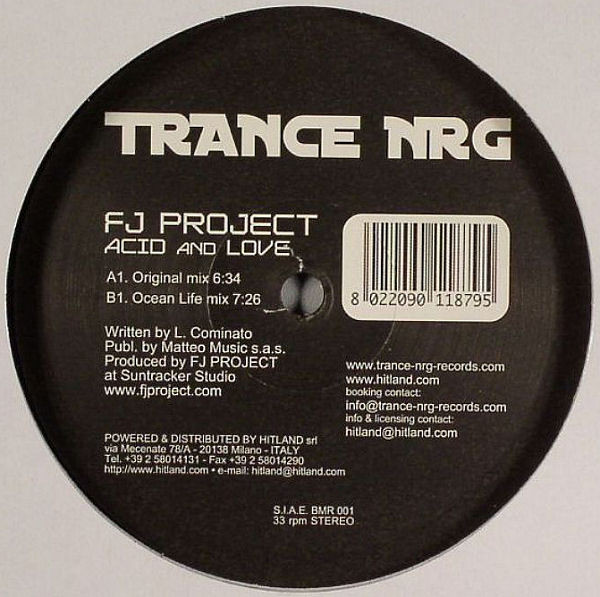 FJ Project - Acid And Love | Trance NRG (BMR 001) FJ Project - Acid And Love | Trance NRG (BMR 001)
