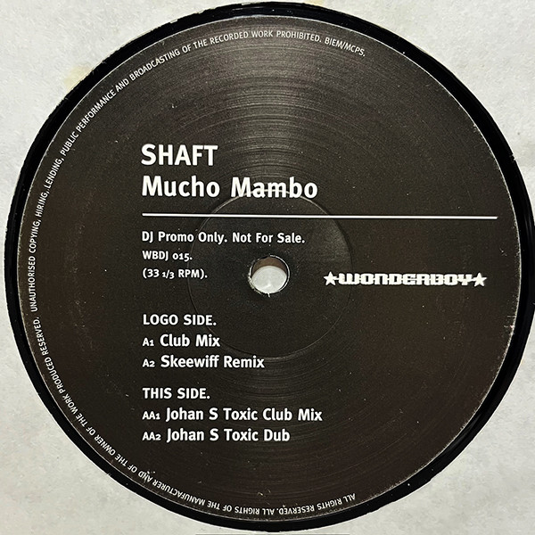 Shaft - Mucho Mambo | Wonderboy (WBDJ 015) - main