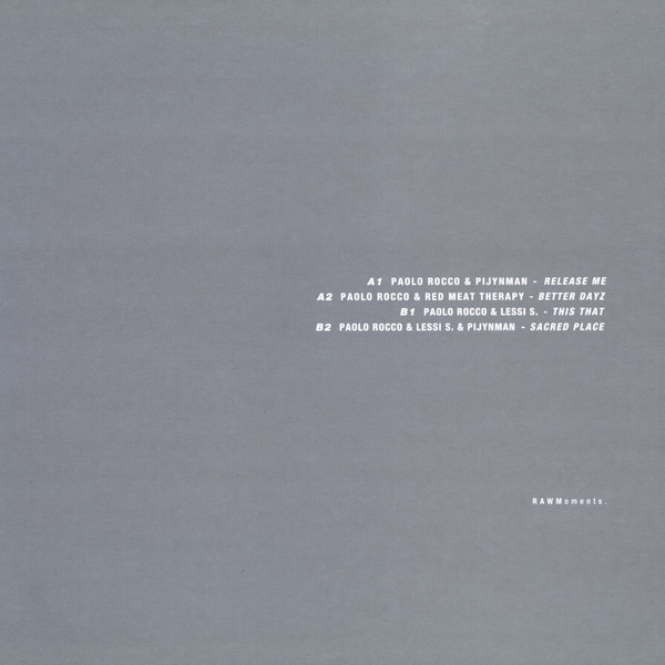 Paolo Rocco & Various - RAWM10 | RAWMoments (RAWM10) - 2