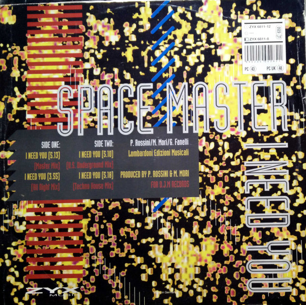 Space Master - I Need You | ZYX Music (ZYX 6811-12) - 2 Space Master - I Need You | ZYX Music (ZYX 6811-12) - 2