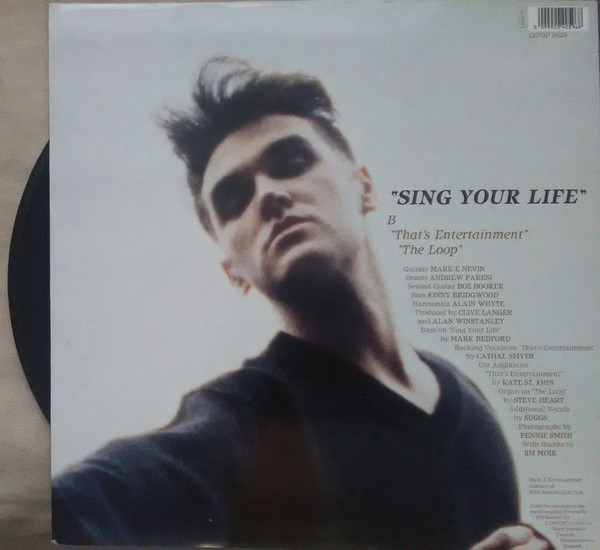 Morrissey - Sing Your Life | His Master's Voice (12POP 1626) - 2