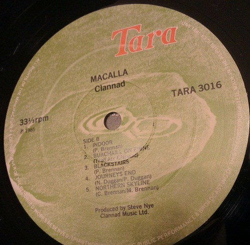 Clannad - Macalla | Tara (TARA 3016) - 2