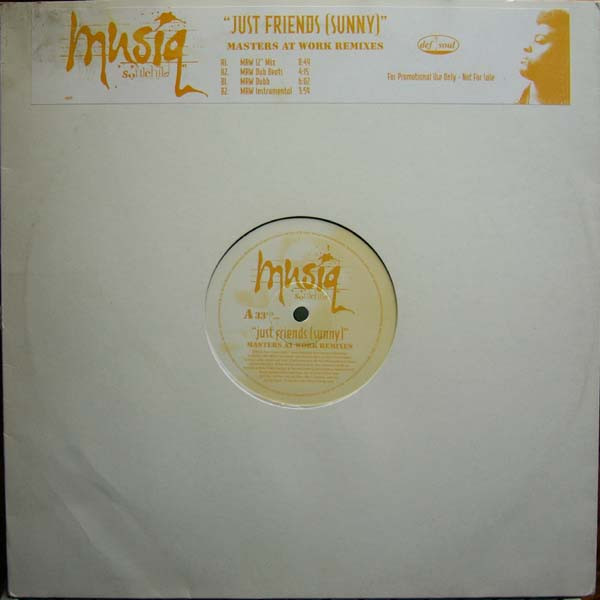 Musiq Soulchild - Just Friends (Sunny) (Masters At Work Remixes) | Def Soul (MQVP1)