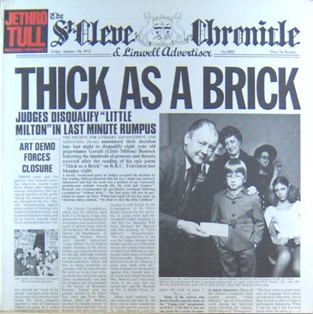 Jethro Tull - Thick As A Brick | Chrysalis (040 1003) Jethro Tull - Thick As A Brick | Chrysalis (040 1003)