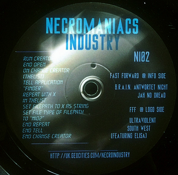 Fast Forward / FFF - Untitled | Necromaniacs Industry (N.I. 02)