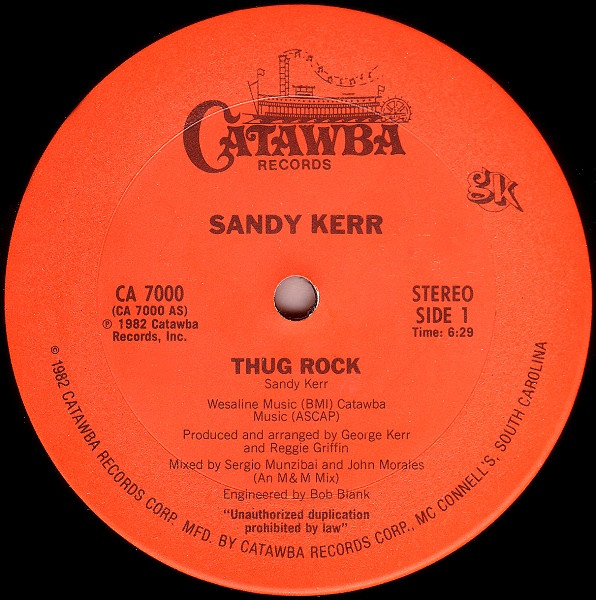 Sandy Kerr - Thug Rock | Catawba Records (CA 7000) - main
