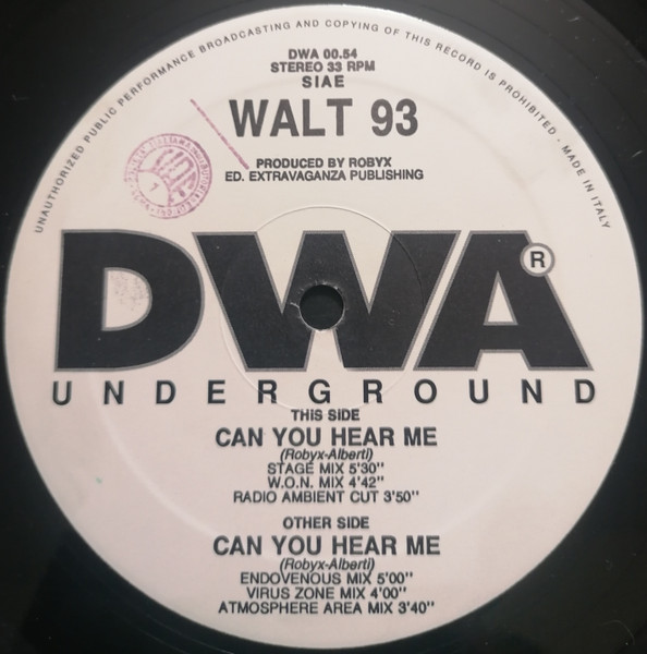 Walt 93 - Can You Hear Me | DWA (Dance World Attack) (DWA 00.54) - 3
