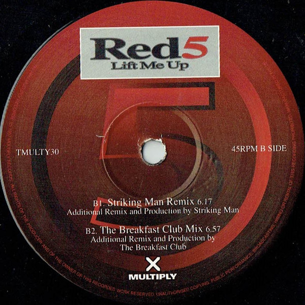 Red 5 - Lift Me Up | Multiply Records (TMULTY30) - 4