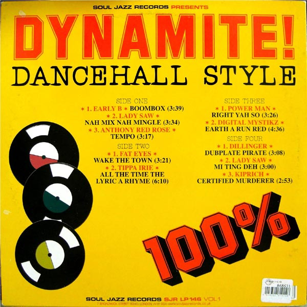 Various - Dynamite! Dancehall Style Volume One | Soul Jazz Records (SJR LP 146 VOL 1) - 2