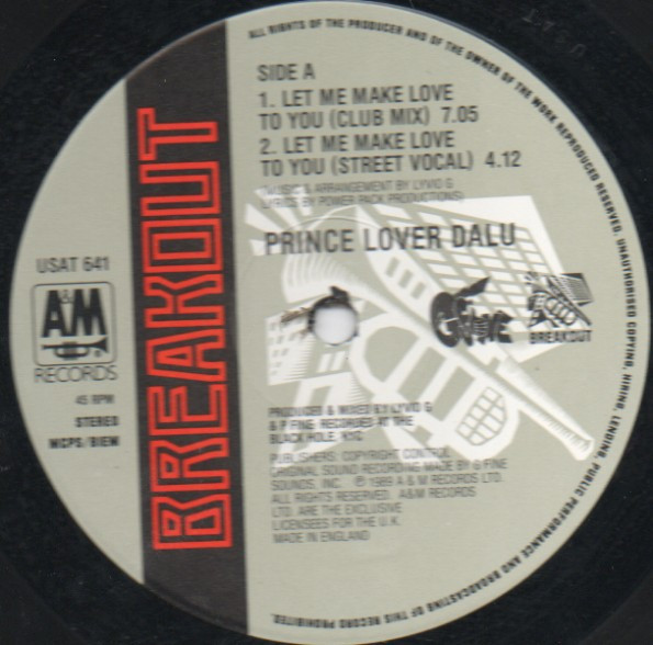 Prince Lover Dalu - Let Me Make Love To You | Breakout (USAT 641) - 2