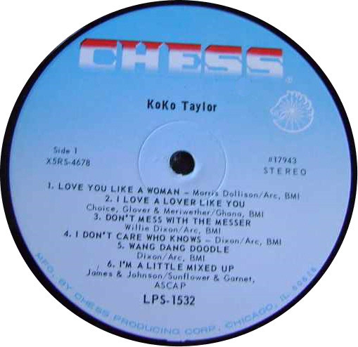 Koko Taylor - Koko Taylor | Chess (LPS 1532) - 3 Koko Taylor - Koko Taylor | Chess (LPS 1532) - 3