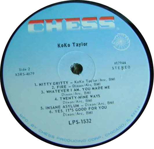 Koko Taylor - Koko Taylor | Chess (LPS 1532) - 4 Koko Taylor - Koko Taylor | Chess (LPS 1532) - 4