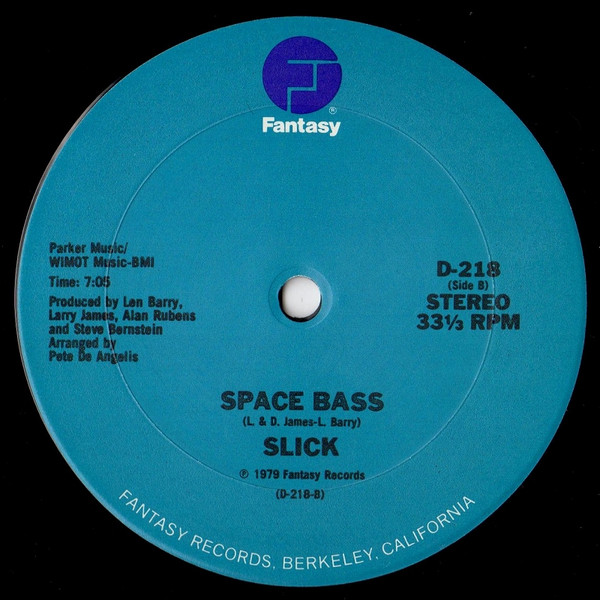 Two Tons O' Fun / Slick - I Got The Feeling / Space Bass | Fantasy (D-218) - 2