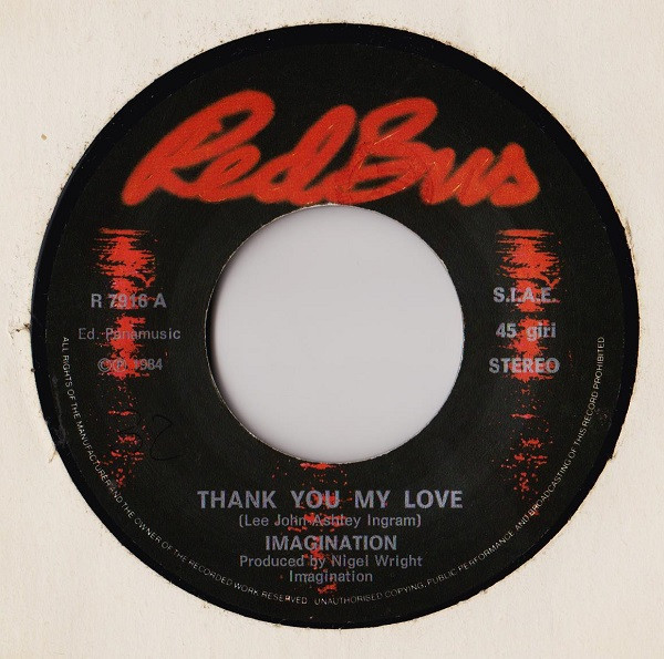 Imagination - Thank You My Love | R & B Records (R 7916) - 3 Imagination - Thank You My Love | R & B Records (R 7916) - 3