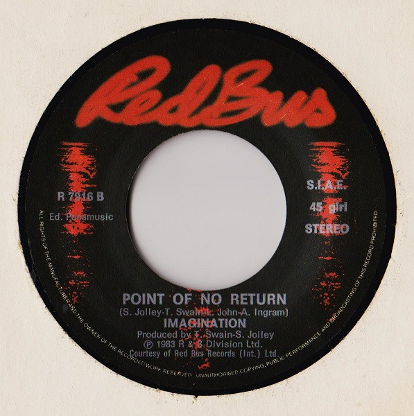 Imagination - Thank You My Love | R & B Records (R 7916) - 4 Imagination - Thank You My Love | R & B Records (R 7916) - 4