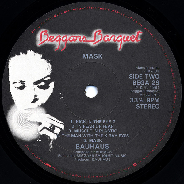 Bauhaus - Mask | Beggars Banquet (BEGA 29) - 6