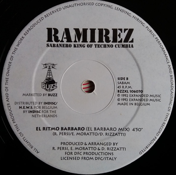Ramirez - El Ritmo Barbaro | Buzz (BZZXL 106070) - 4