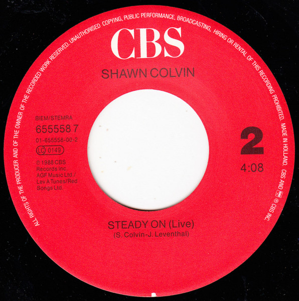 Shawn Colvin - Steady On | CBS (655558 7) - 4