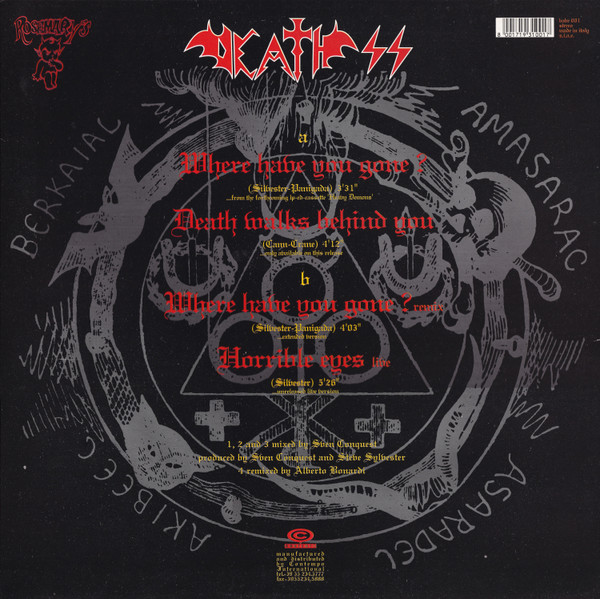 Death SS - Where Have You Gone? | Rosemary's (Babe 001) - 2