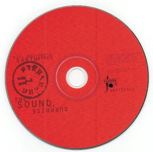 Bill Bruford's Earthworks - The Sound Of Surprise | Summerfold (BBSF004CD) - 3 Bill Bruford's Earthworks - The Sound Of Surprise | Summerfold (BBSF004CD) - 3