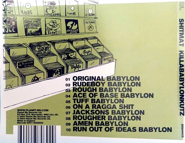 Shitmat - Killababylonkutz | Planet Mu (ZIQ089CD) - 3