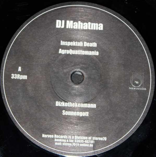 DJ Mahatma - Agrodizko EP | Nerven Records (NERVEN 06) - 4