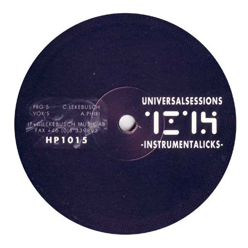 Cari Lekebusch - Universalsessions - Instrumentalicks | H. Productions (HP1015)