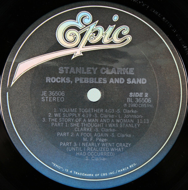 Stanley Clarke - Rocks, Pebbles And Sand | Epic (JE 36506) - 2