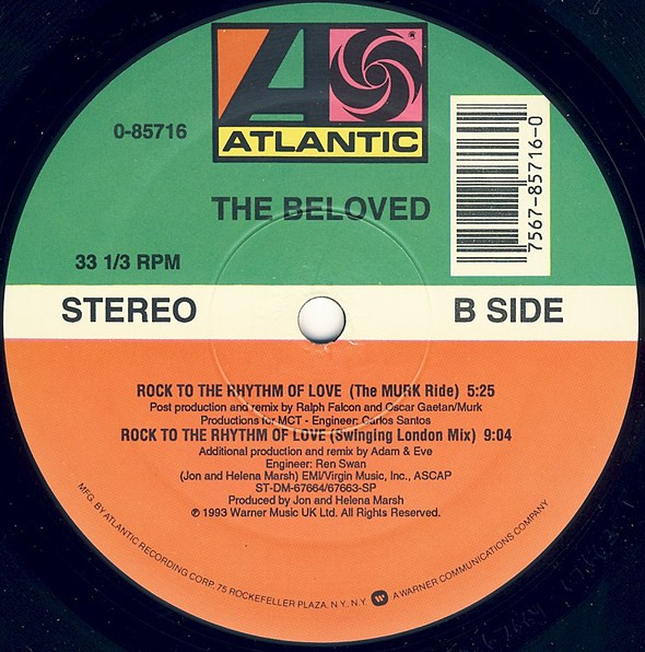The Beloved - Rock To The Rhythm Of Love | Atlantic (0-85716) - 3