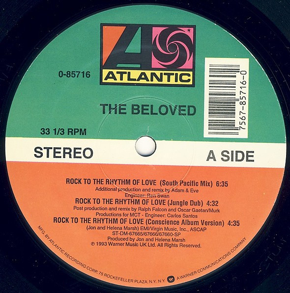 The Beloved - Rock To The Rhythm Of Love | Atlantic (0-85716) - 2