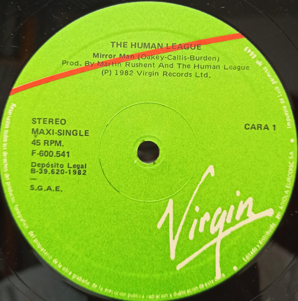 The Human League - Mirror Man | Virgin (F-600541) - 3